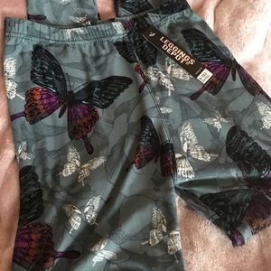 Butter leggings with Butterfly print